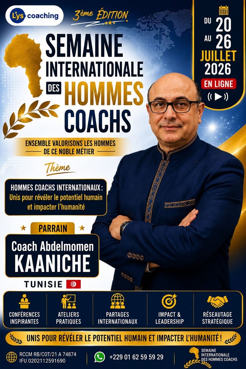 3ᵉ Édition de la Semaine Internationale des Hommes Coachs (SIHC) – En ligne 